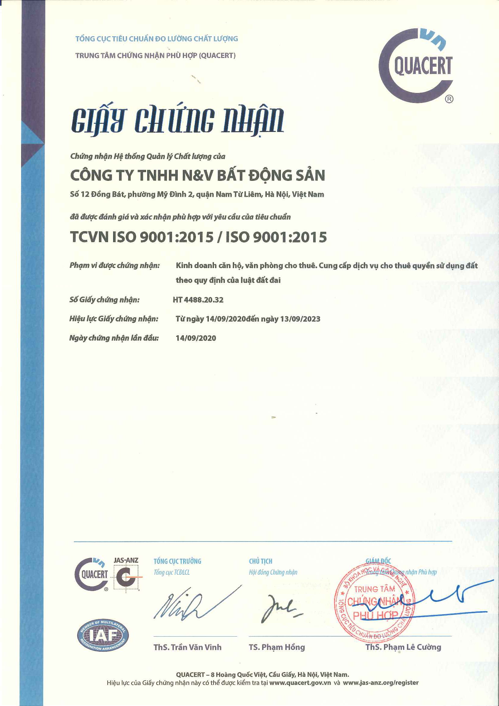 Quy trình đạt chứng nhận ISO 9001